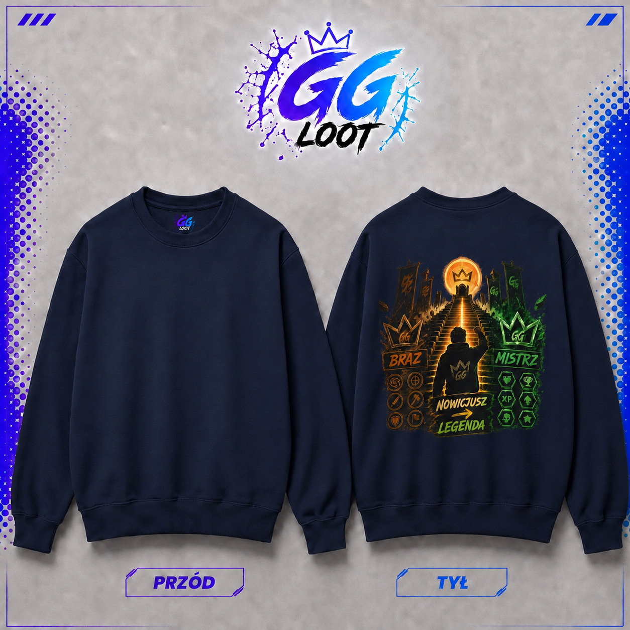 Bluza – Od Brązu do Mistrza (Tył)