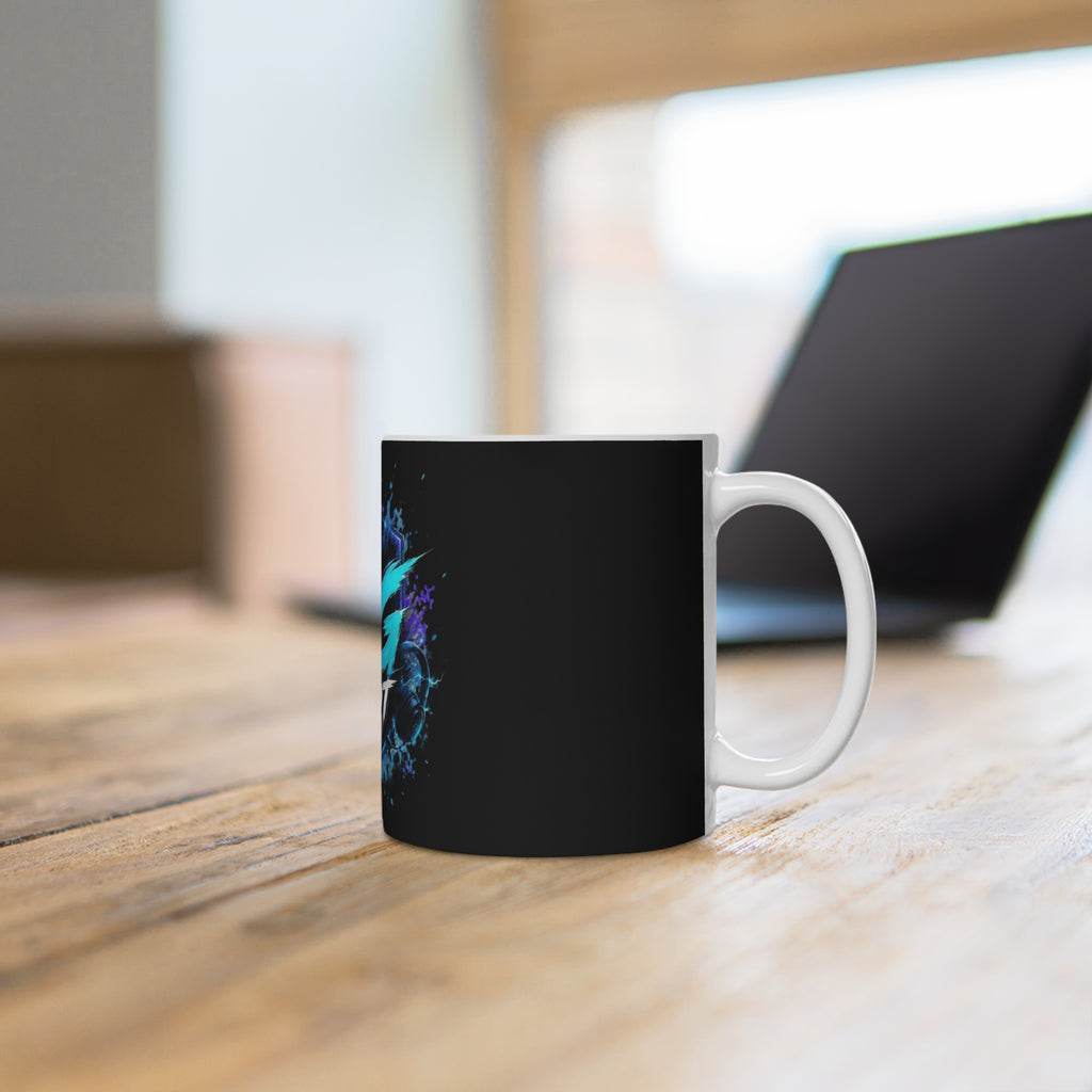 GG Loot Gaming Mug — Neon Crown Gamer Coffee Cup
