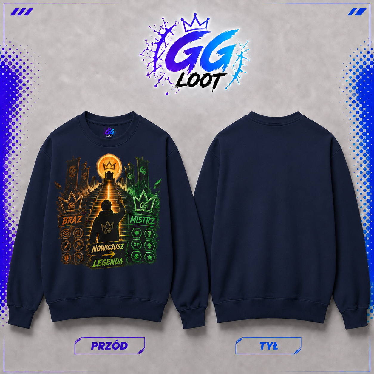 Bluza – Od Brązu do Mistrza (Przód)