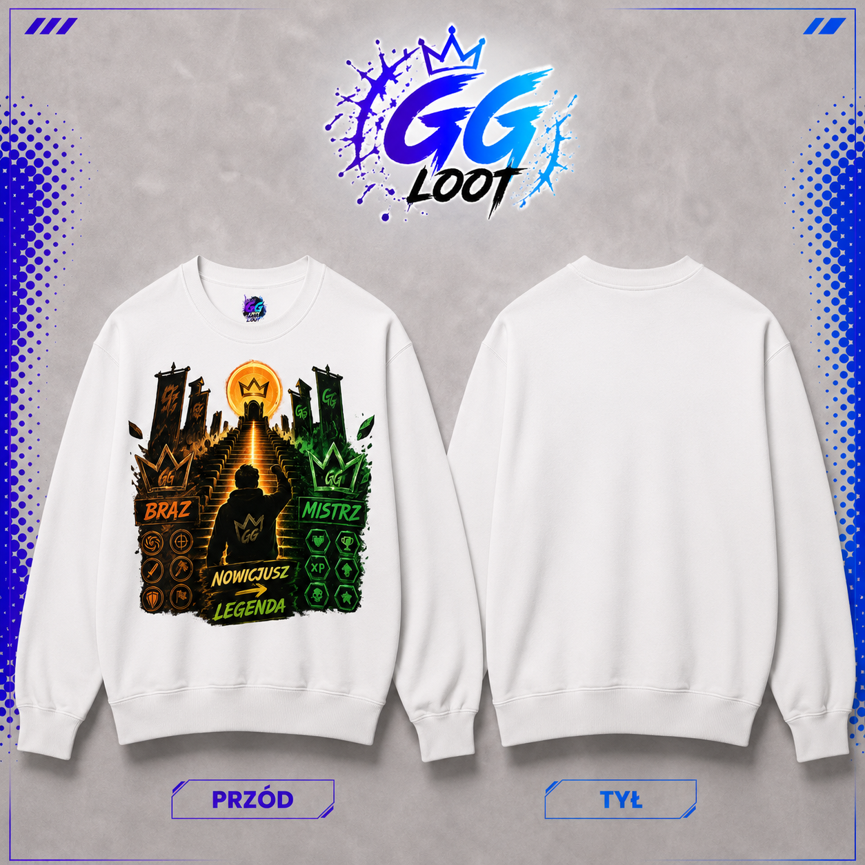 Bluza – Od Brązu do Mistrza (Przód)