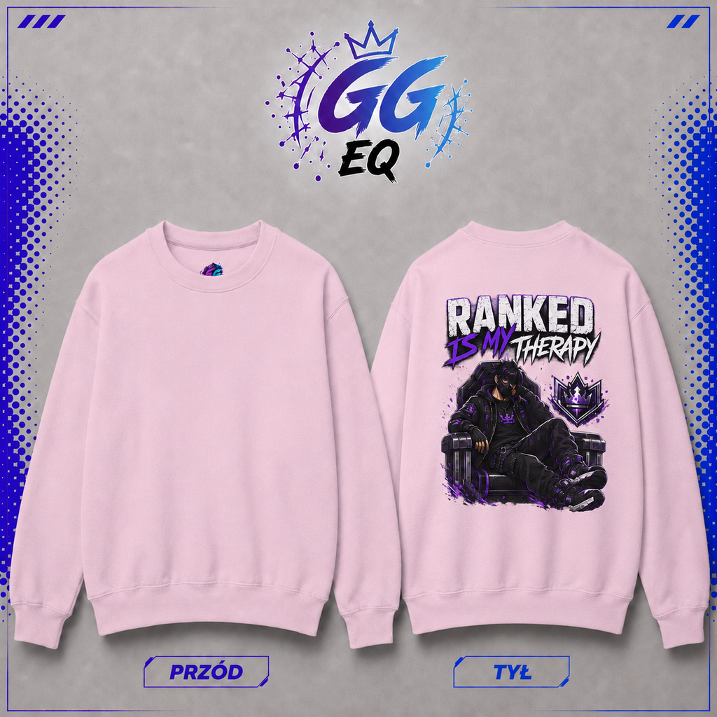 Bluza - "Ranked Is My Therapy" (Tył)