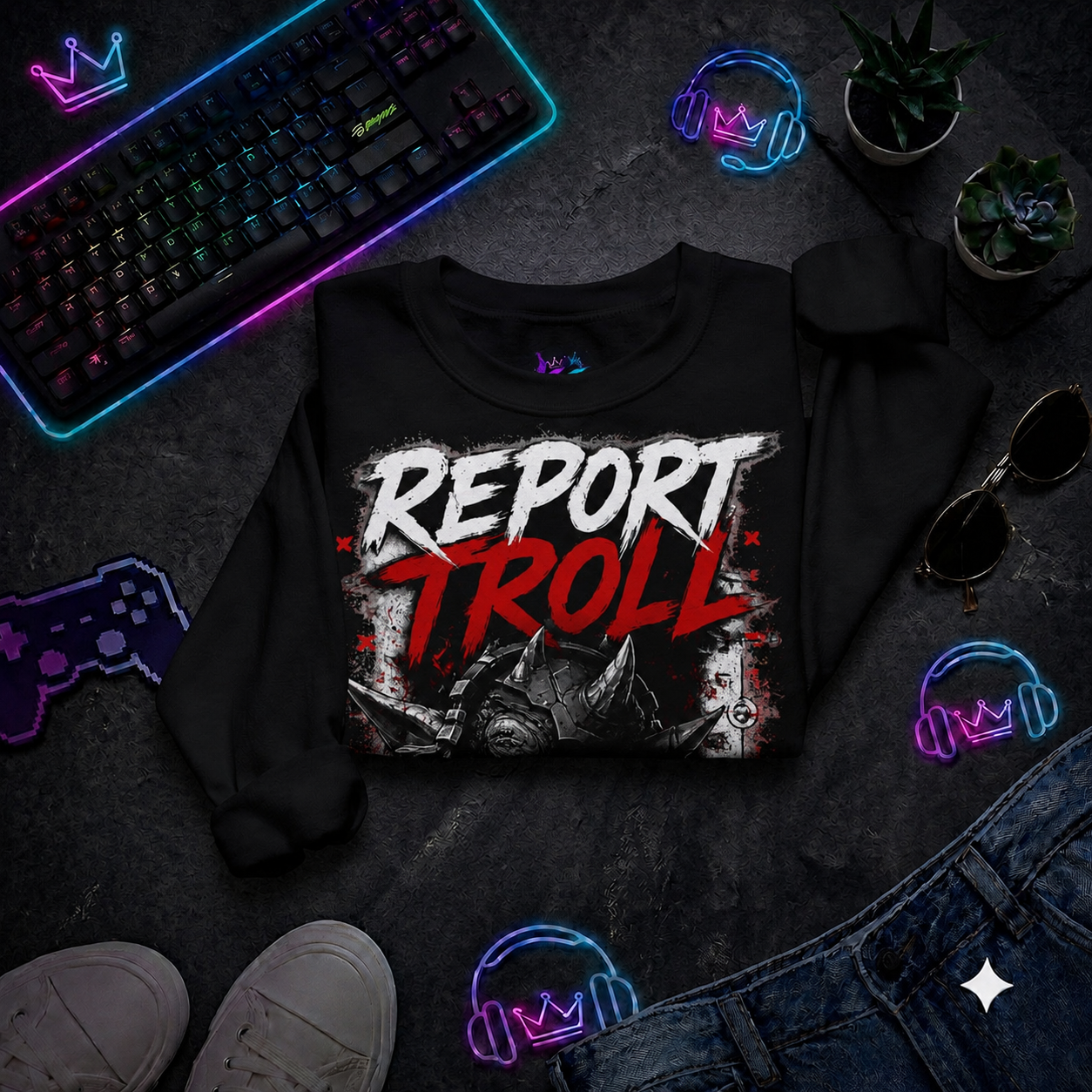 Bluza – "Report Troll" (Przód)