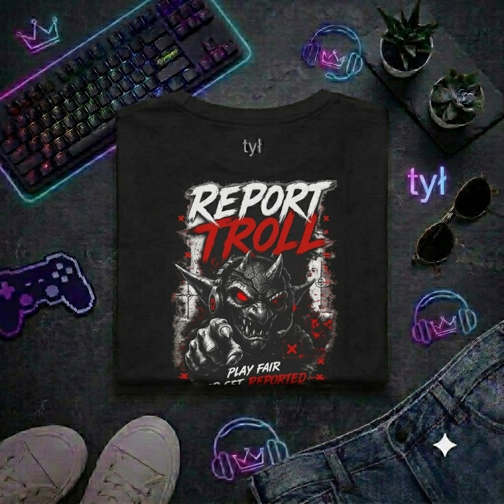 Koszulka – "Report Troll" (Premium)