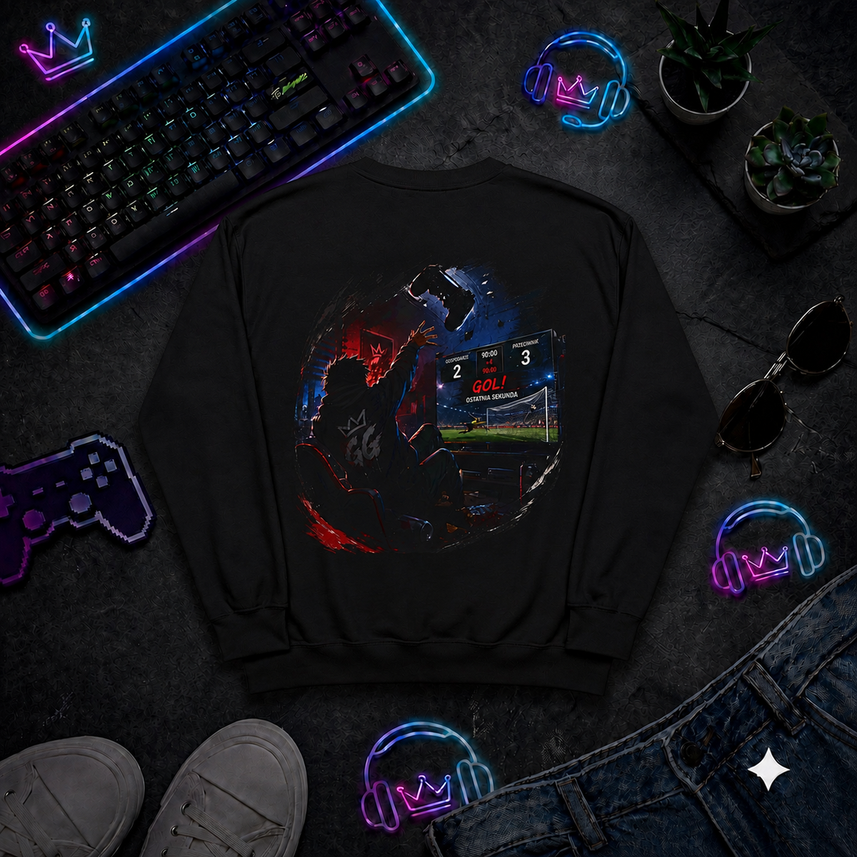 Bluza – "Rage Quit!" (Tył)