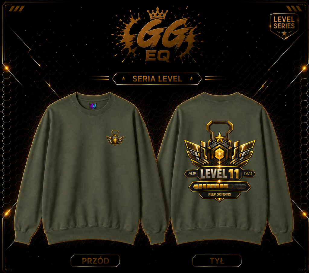 Bluza - LVL 11 ,,Keep Grinding’’ (Premium)