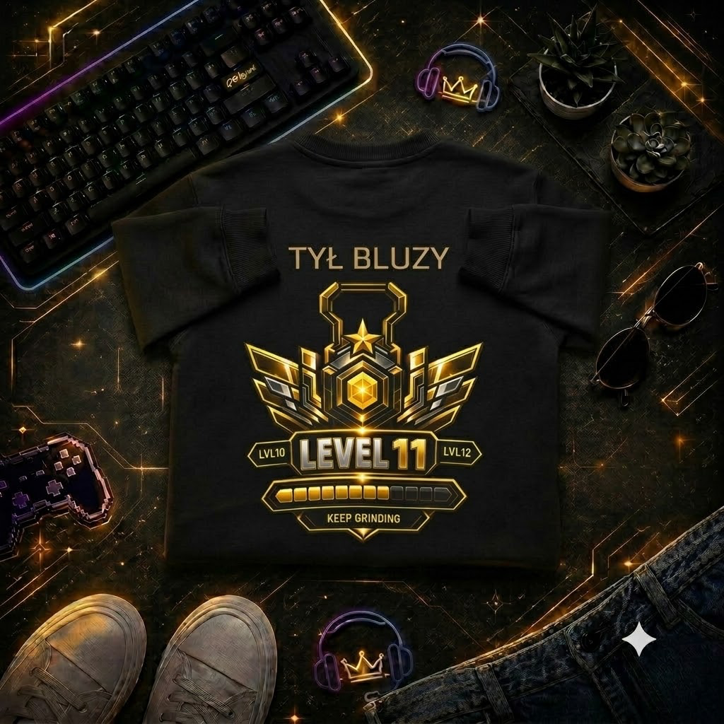 Bluza - LVL 11 ,,Keep Grinding’’ (Premium)