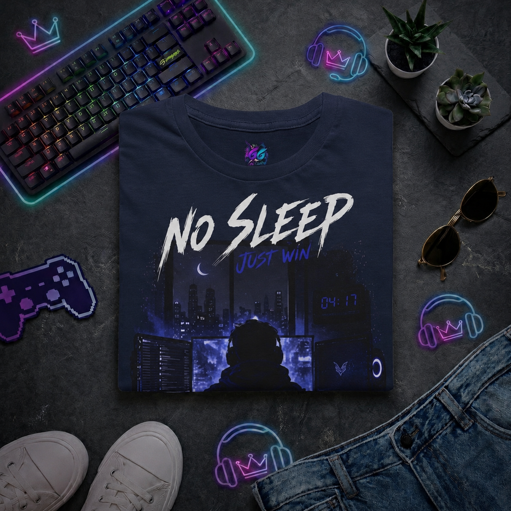 Koszulka "No Sleep, Just Win" (Przód)