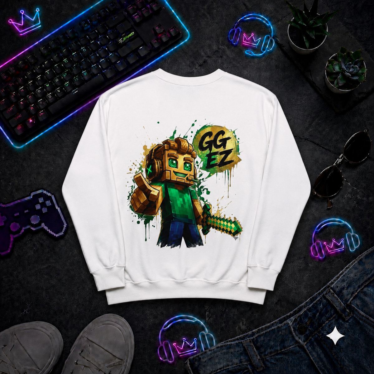 Bluza - "GG EZ" (Tył)