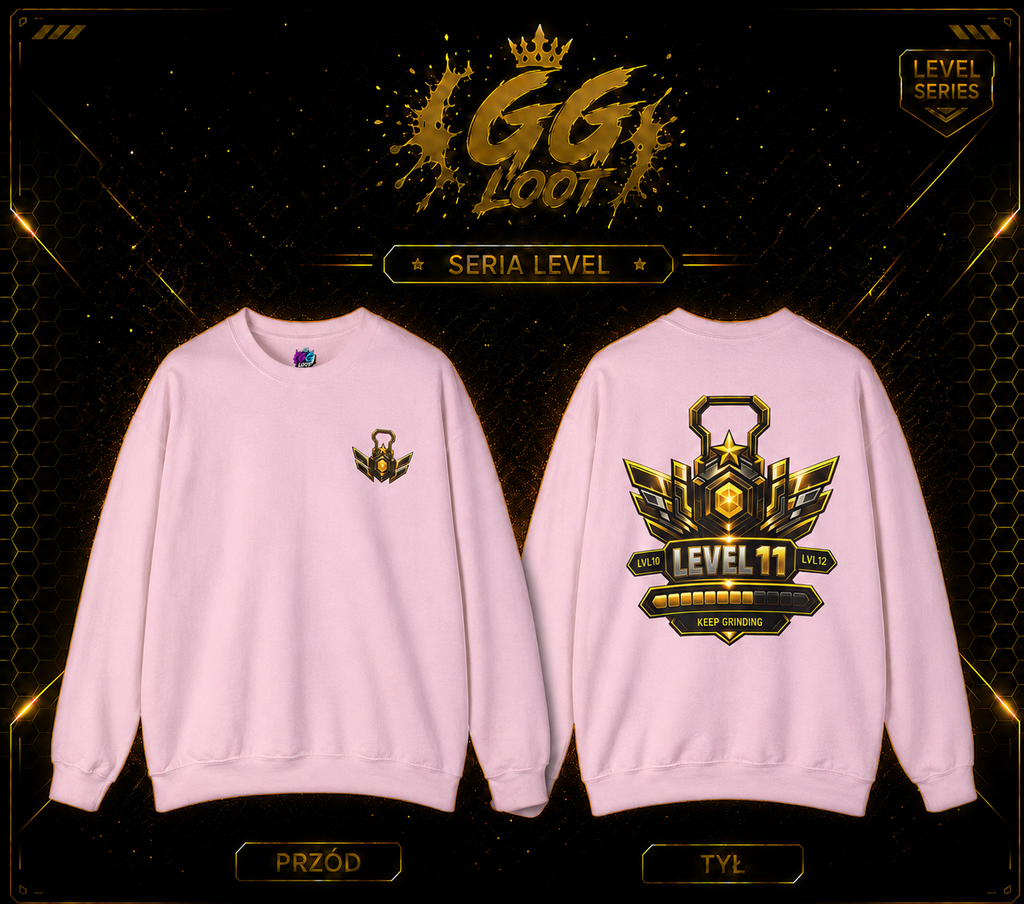 Bluza - LVL 11 ,,Keep Grinding’’ (Premium)