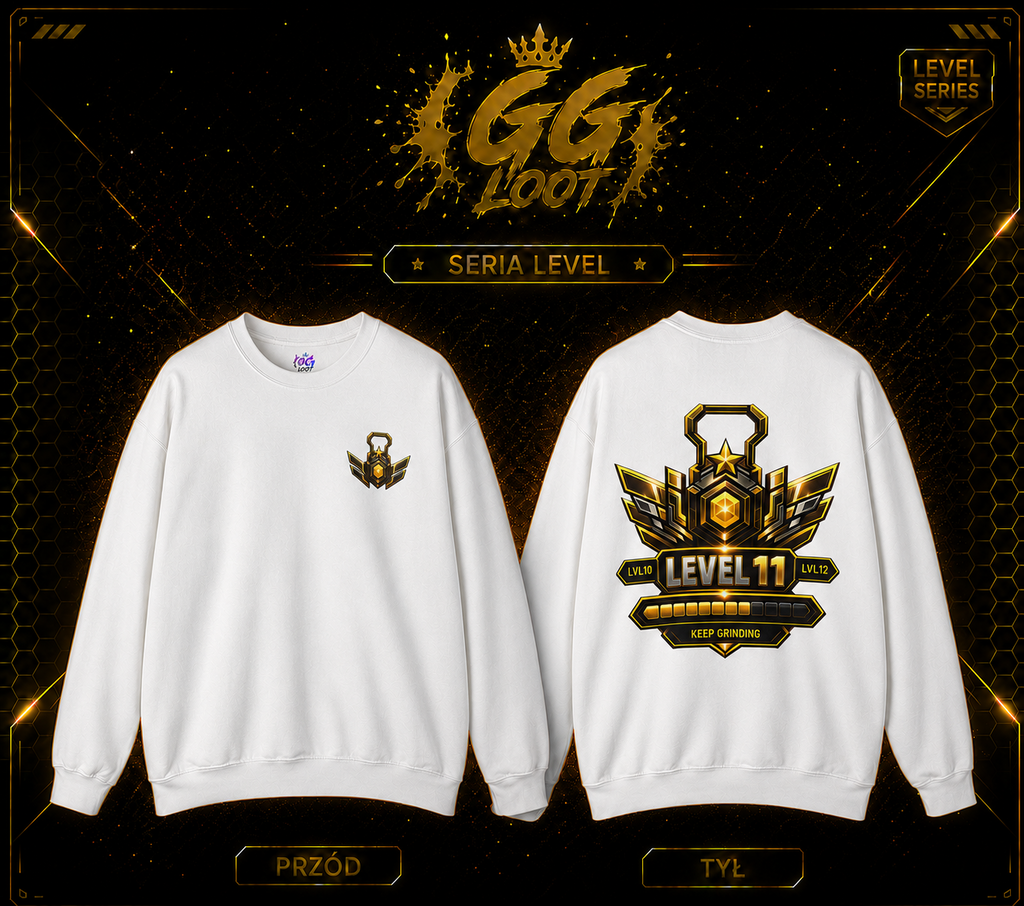 Bluza - LVL 11 ,,Keep Grinding’’ (Premium)